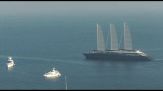 A Capri i 220 metri del più grande yacht a vela del mondo
