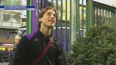 Emozione Bove, che accoglienza nel suo stadio