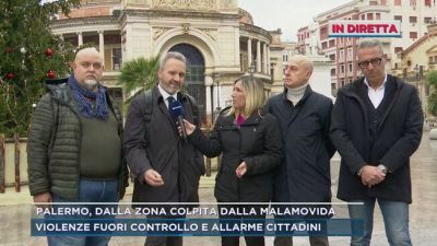 In diretta da Palermo, dalla zona colpita dalla malamovida