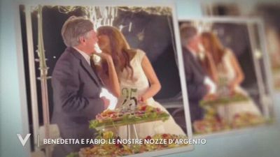 Benedetta Parodi e Fabio Caressa: "Le nostre nozze d'argento"
