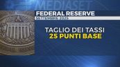 Stati Uniti, la Federal Reserve taglia i tassi dello 0,25%