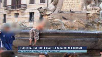 Turisti cafoni, città d'arte e spiagge nel mirino