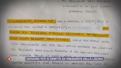 Giovanni Toti si dimette da Presidente della Liguria