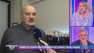 Corbetta, scappa dal ristorante dei disabili senza pagare
