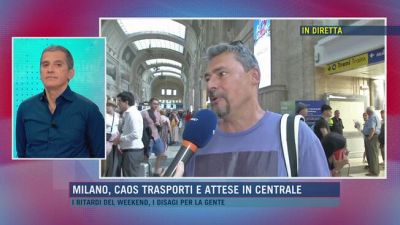 Milano, caos trasporti e attese in Centrale