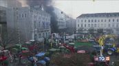 Bruxelles assediata protesta dei trattori