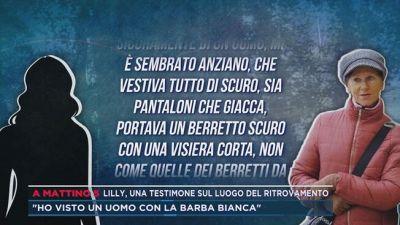 Lilly, una testimone sul luogo del ritrovamento