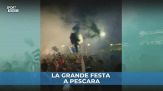 Pescara in delirio per la promozione in Serie B