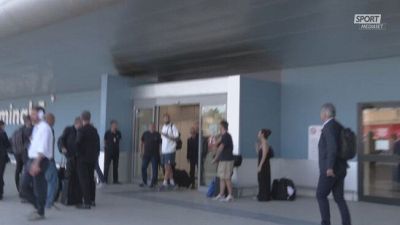 Donnarumma, volto tirato e senza parole al rientro