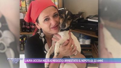 Laura Frosecchi nel suo negozio: arrestato il nipote di 22 anni