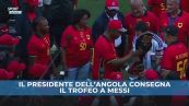 Messi: premio speciale dal presidente dell'Angola