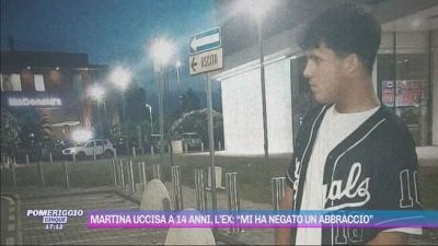 Martina uccisa a 14 anni, l'ex: "Mi ha negato un abbraccio"