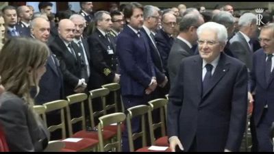 Mattarella alla presentazione di due libri sulla polizia di Stato