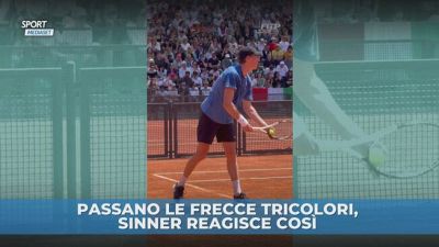Frecce tricolori, la reazione di Sinner