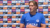 Pio Esposito: "Io come Milito? Lasciamo stare! Poi Lautaro, Bastoni e la scaramanzia sui gol" "