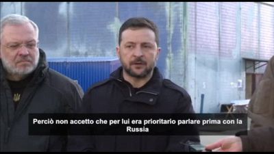 Zelensky: sgradevole che Trump abbia chiamato prima Putin
