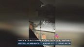 Nevicata notturna a Carlopoli, Catanzaro