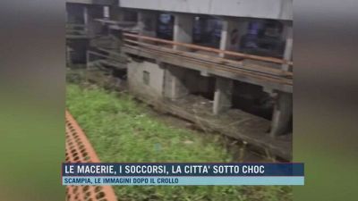 Le macerie, i soccorsi, la città sotto choc