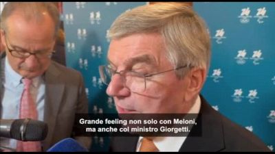 Olimpiadi, Bach (Cio): piena determinazione del governo italiano