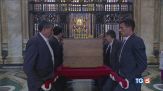 Gli emarginati e i poveri accolgono Papa Francesco a Santa Maria Maggiore