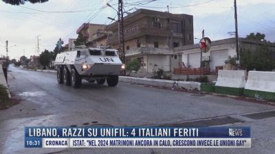 Breaking News delle 16.00 | Libano, razzi su base Unifil: 4 italiani feriti