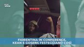 Fiorentina in Conference: si festeggia così
