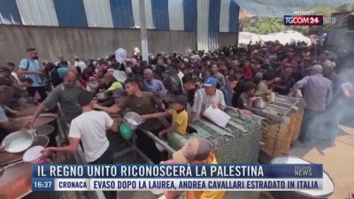 Breaking News delle 17.00 | Il Regno Unito riconoscerà la Palestina