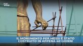Messi, anche la statua è da record: è pronta una alta 21 metri