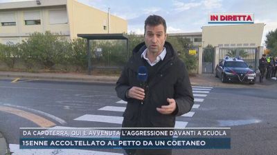 Da Capoterra, qui è avvenuta l'aggressione davanti a scuola