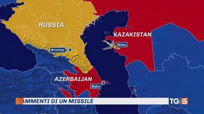 L'aereo è precipitato a causa di un missile?