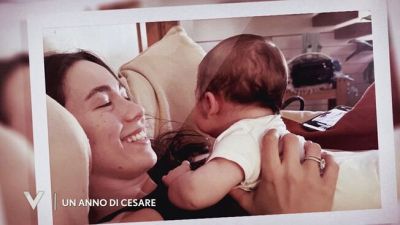 Un anno di Cesare, nipotino di Michelle Hunziker