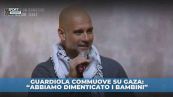 Guardiola emoziona su Gaza