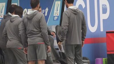 Milan, l'ultimo allenamento prima della sfida alla Juve