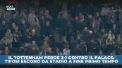 Tottenham ancora ko, tifosi lasciano lo stadio a fine primo tempo