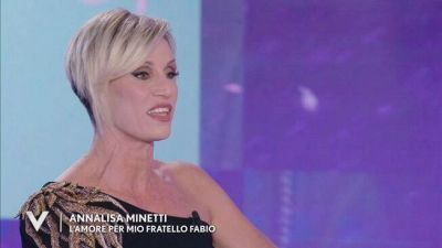 Annalisa Minetti e l'amore per il fratello Fabio