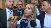 Meloni a Niscemi: domani in Consiglio dei ministri 150 milioni