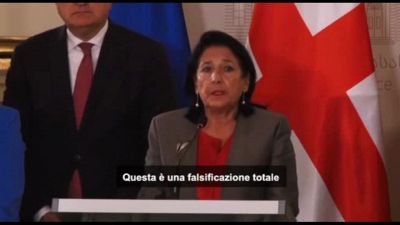 Presidente Georgia: "Riconoscere elezioni è sottomettersi a Russia"