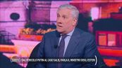 Il ministro degli esteri Tajani ospite a Quarta Repubblica