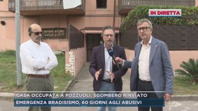 Casa occupata a Pozzuoli, sgombero rinviato