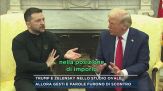 Trump e Zelensky nello Studio ovale