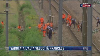 Breaking News delle 21.30 | Sabotata l'alta velocità francese
