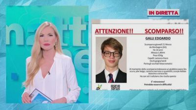 Scomparso Edoardo, ricerche senza sosta. I genitori: "Forse è partito per la Russia"