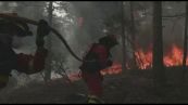 Spagna, gigantesco incendio 100 km a nord di Madrid, 1200 evacuati