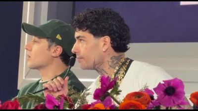 Sanremo, Tony Effe: Fedez? L'ho incontrato solo al Green carpet