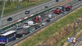 Contromano a Novara, è strage in autostrada