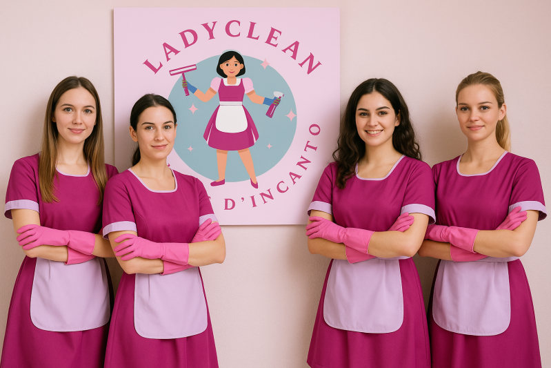 Team Lady Clean Lady Clean, impresa di pulizie professionali specializzata in b2b, hotel, palestre, rsa, centri commerciali, operante a Bologna, Faenza, Rimini e Ravenna