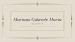 Geom. Gabriele Maria Mariano Geom. Gabriele Maria Mariano