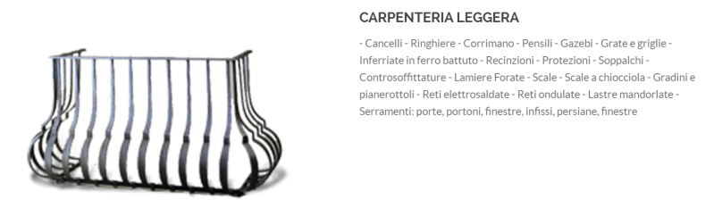 -carpenteria leggera