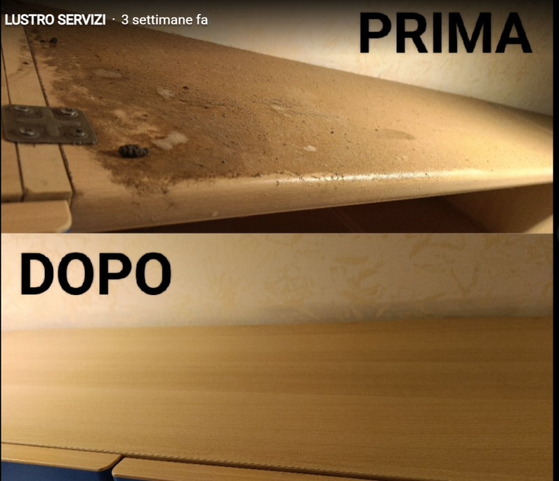 prima e dopo legno
