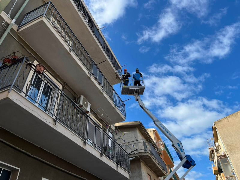 Ristrutturazione balconi con piattaforma